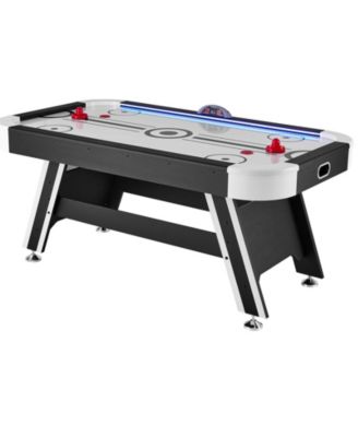 72 Air-Powered Hockey Table with LED Lights and Electronic Scoring