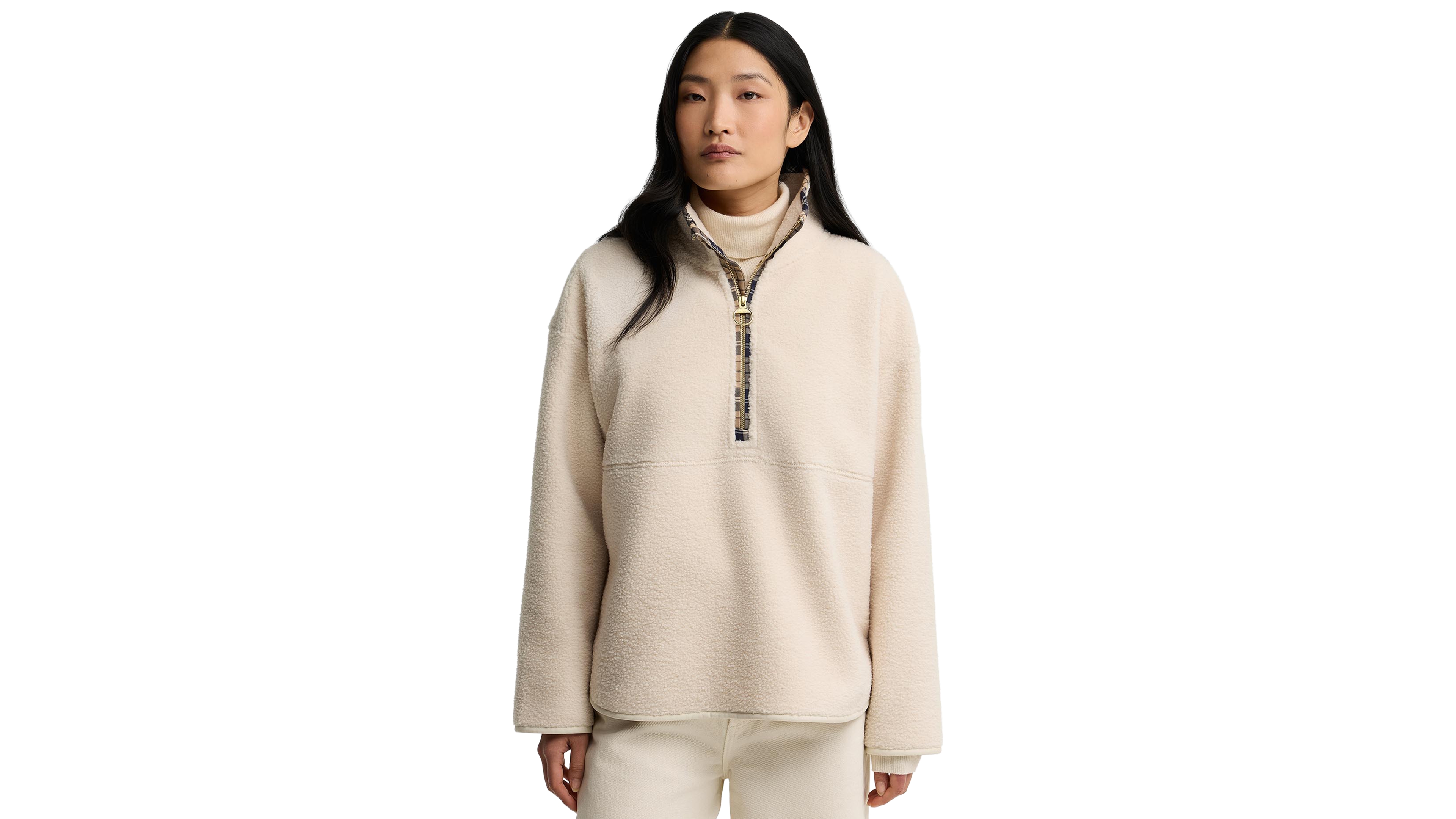 Barbour Women's Merys Half-Zip Polar Fleece Sweatshirt
