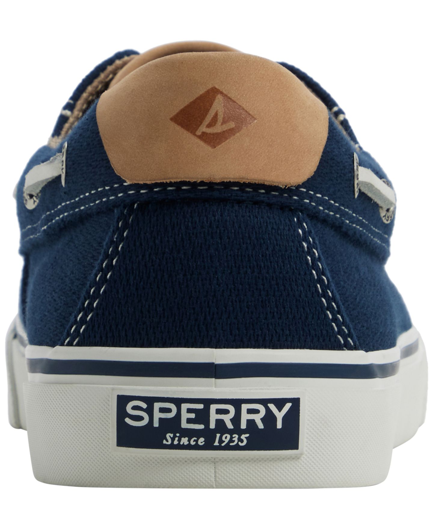 Обувь Sperry Men's Helm 2-Eye Round-Toe Boat Shoes, цвет: Тёмно-синий — фото 3