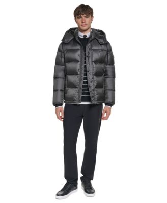 Men's Down Hooded Puffer