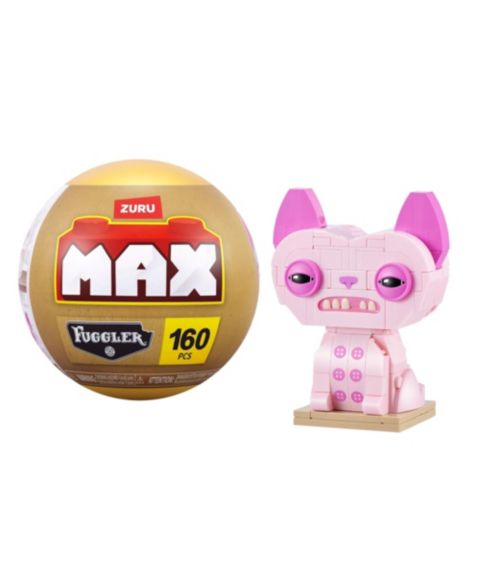 Детский конструктор Fuggler Zuru Max Premium Alley Cats Wrinkle McStinkles 160-Piece Building Set, Ages 4+, цвет: Assorted Pre-Pack