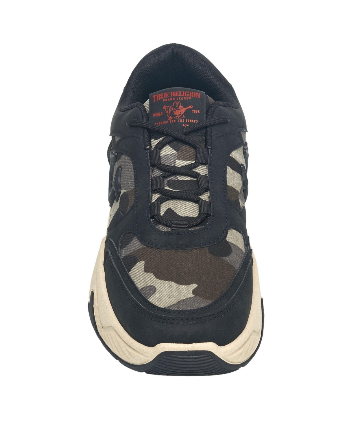 True Religion Men's Bieber Logo Printed Chunky Sneaker