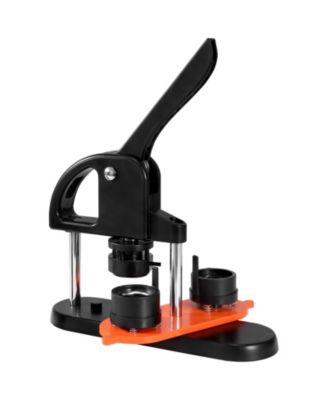 1.25-Inch Button Maker Machine, 32 mm Pin Press Kit with 500 Parts, Ergonomic Handle, and Magic Book