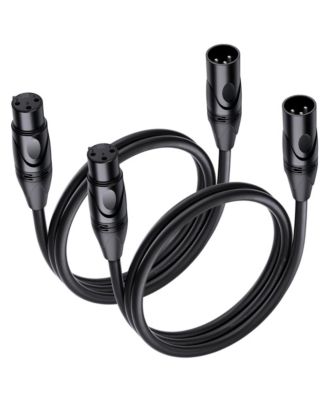 Balanced Oxygen-Free Copper 2-Piece XLR Microphone Cables