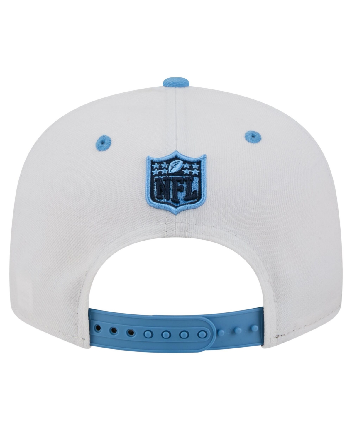 New Era Men's White/Light Blue Tennessee Titans 9FIFTY Snapback Hat