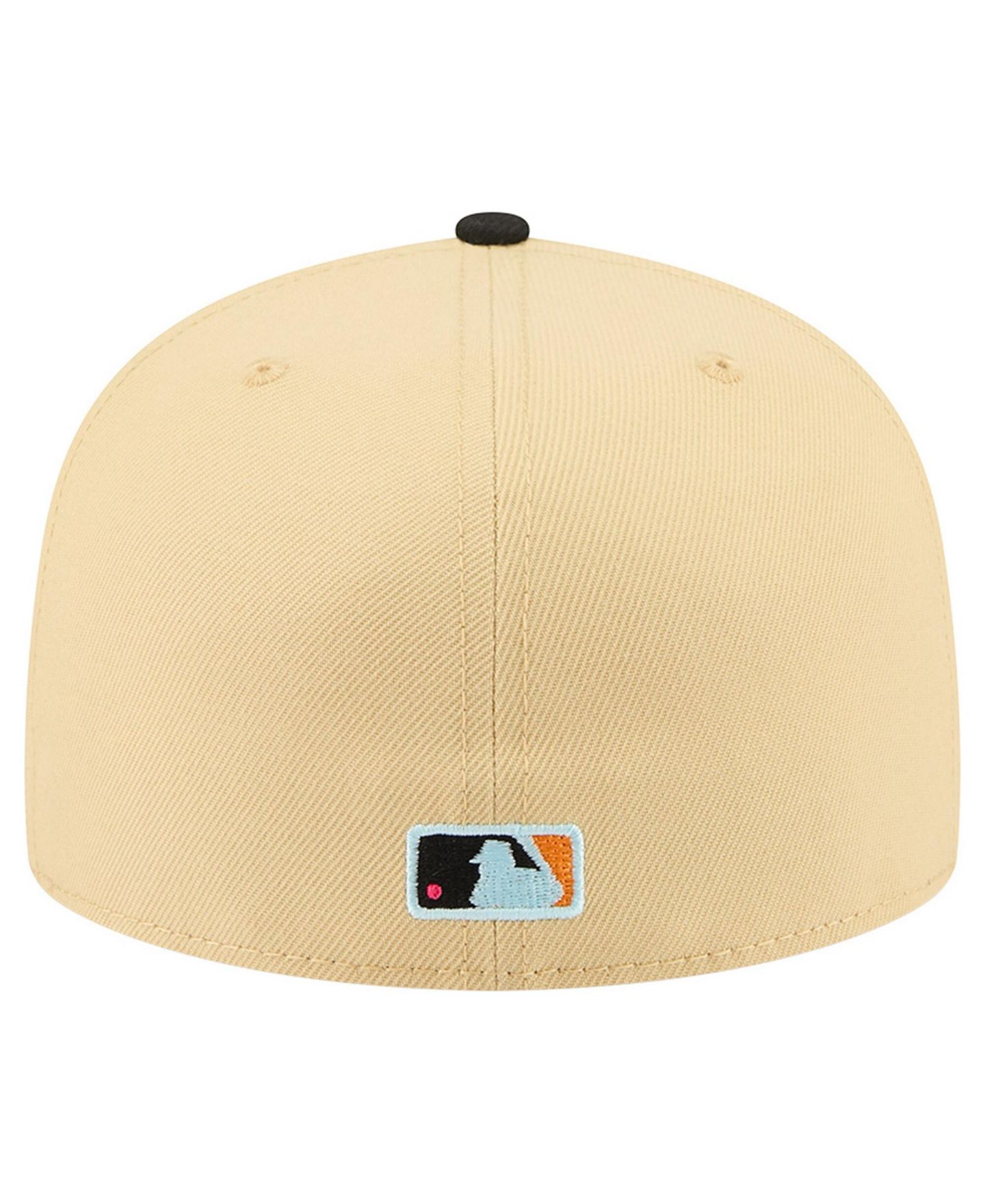 Мужские козырьки New Era Light Beige San Francisco Giants Two-Tone Embroidered 59FIFTY Fitted Hat — фото 3