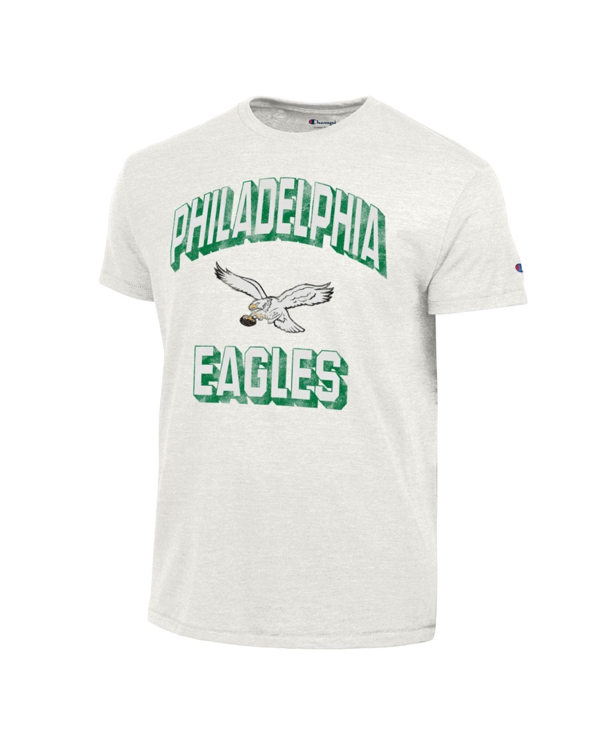 Champion Men's White Philadelphia Eagles Ultimate Tri-Blend T-Shirt