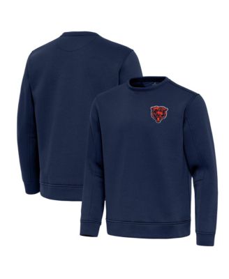 Men's Navy Chicago Bears Relevant Lightweight Pullover Sweatshirt