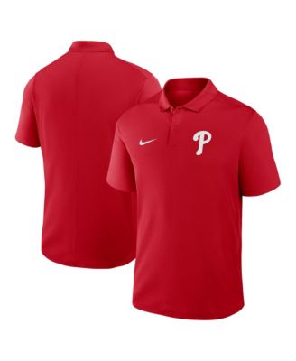 Men's Red Philadelphia Phillies Dri-FIT Victory Polo Shirt