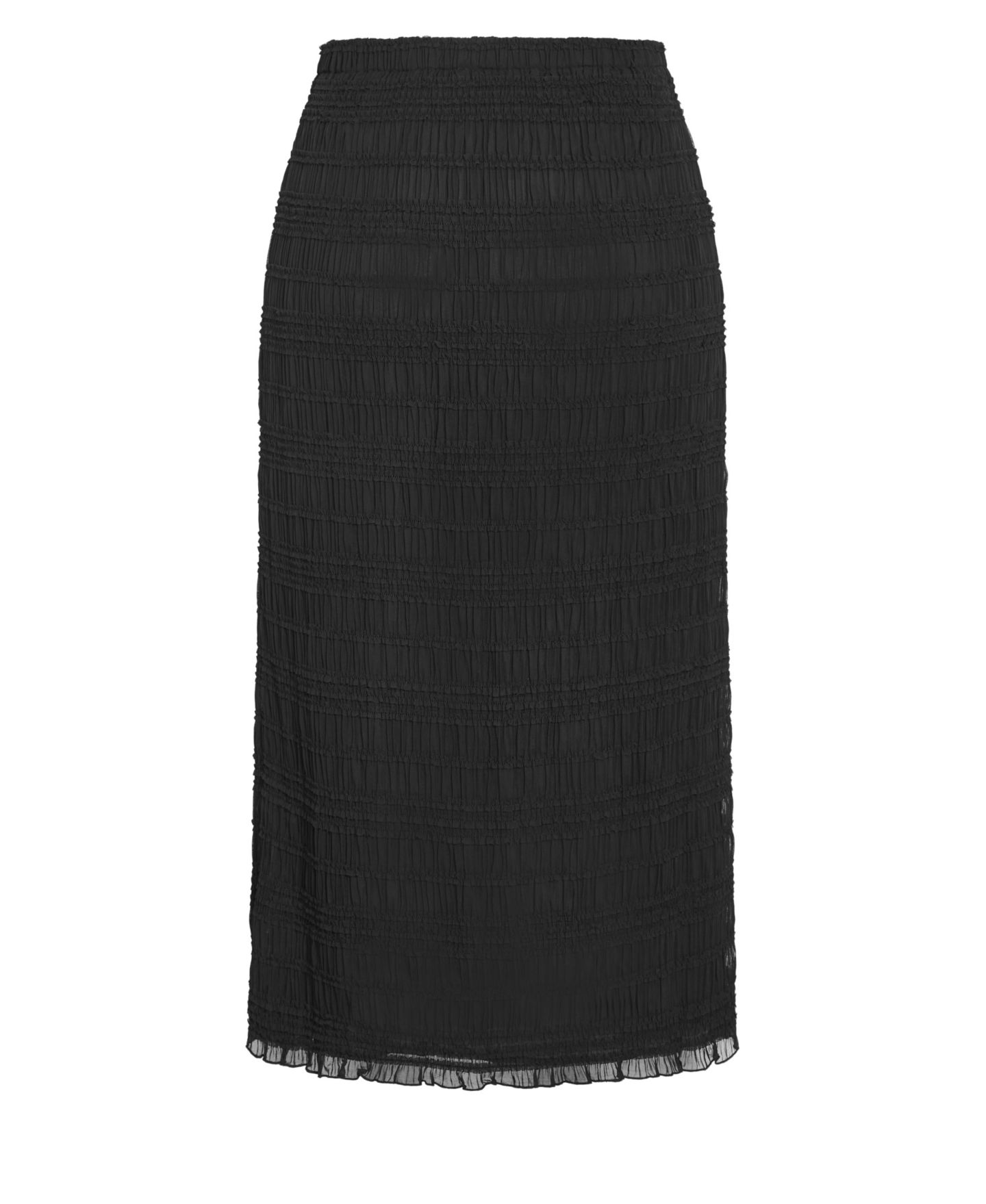 Женская юбка CITY CHIC Plus Size Emelia High-Waisted Maxi Shirred, цвет: Чёрный — фото 5