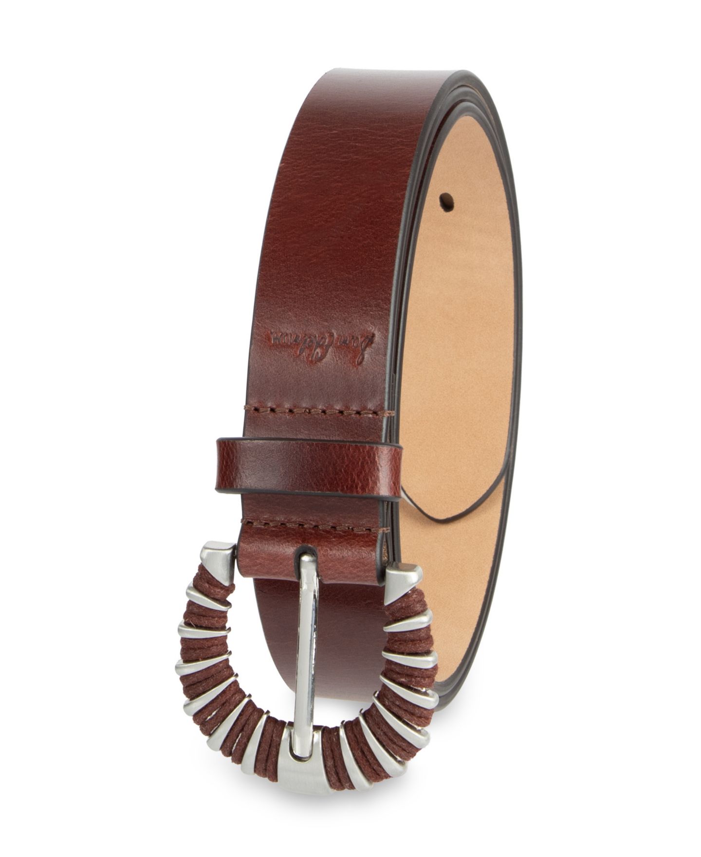 Женский ремень Sam Edelman Casual Wrapped Cord Buckle, цвет: Коричневый — фото 2
