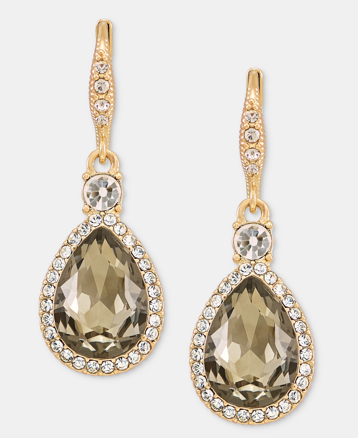 Givenchy Dynamic Crystal Stone Pear Drop Earrings