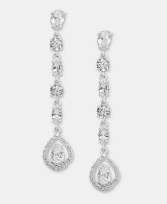 Dynamic Crystal Stone Linear Earrings