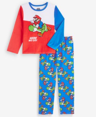 Boys' 4-20 Fleece Long-Sleeve Top and Pants, 2-Piece Set