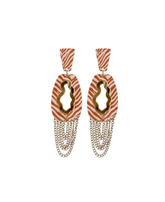 Nivea Chain Dangle Chain Statement Earrings