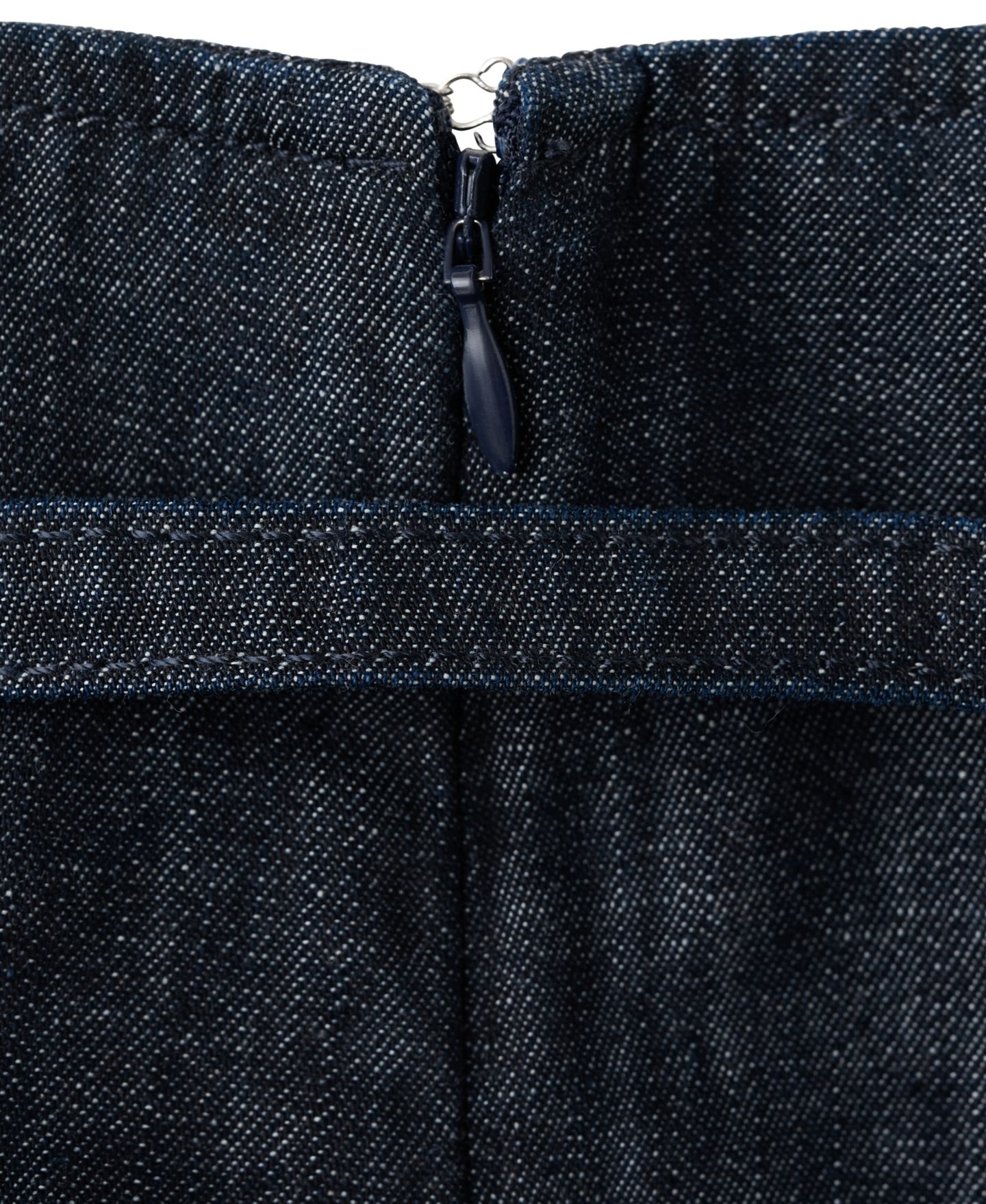 Женская юбка-шорты Mango Low-Rise Wide-Leg Denim Skort, 2" Inseam, цвет: Синий — фото 7