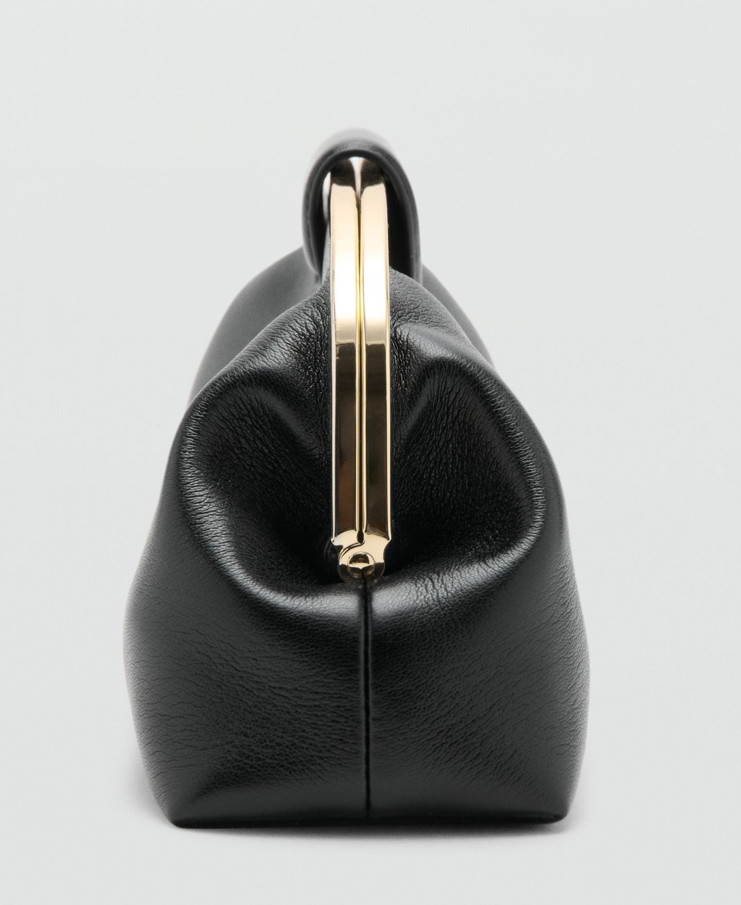 Женский клатч MANGO Metal Detail Clutch, цвет: Чёрный — фото 5