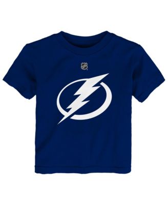 Baby Boys and Girls Blue Tampa Bay Lightning Primary Logo T-Shirt