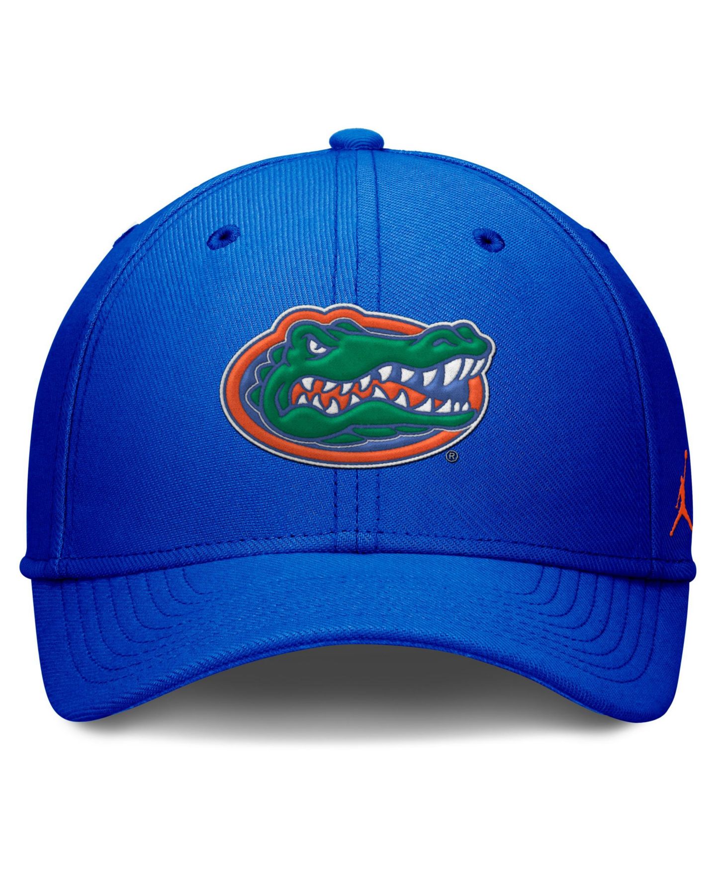 Мужская кепка Jordan Royal Florida Gators Rise Swoosh Dri-FIT Flex Hat — фото 2