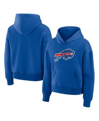 Women's Buffalo Bills Essential Legacy Pullover Long-Sleeve Cotton-Blend Fleece Hoodie