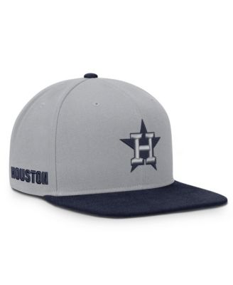Men's Gray/Navy Houston Astros Primetime Pro Dri-FIT Snapback Hat