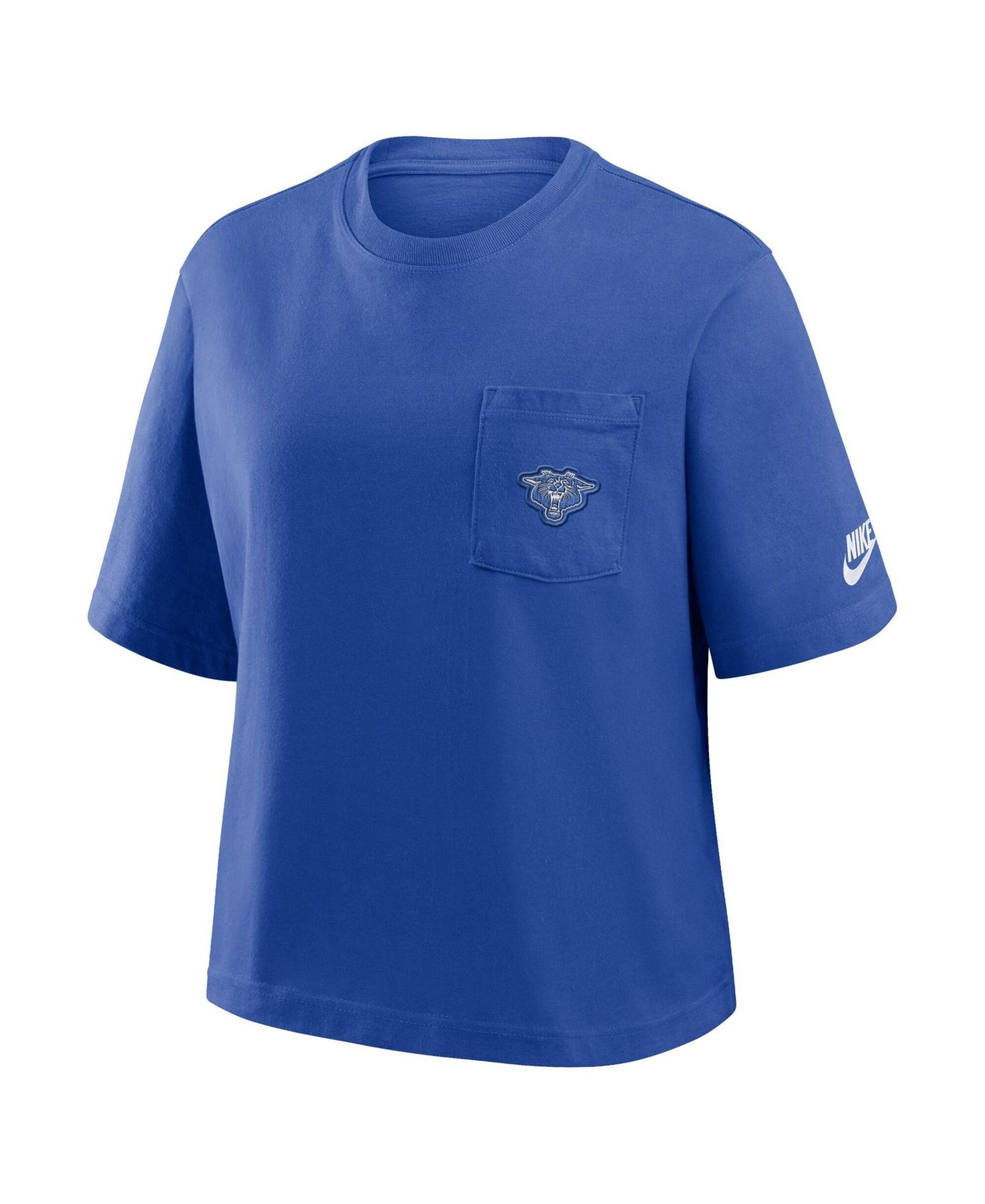 Женская футболка Nike Royal Kentucky Wildcats Legacy Pocket Boxy — фото 2