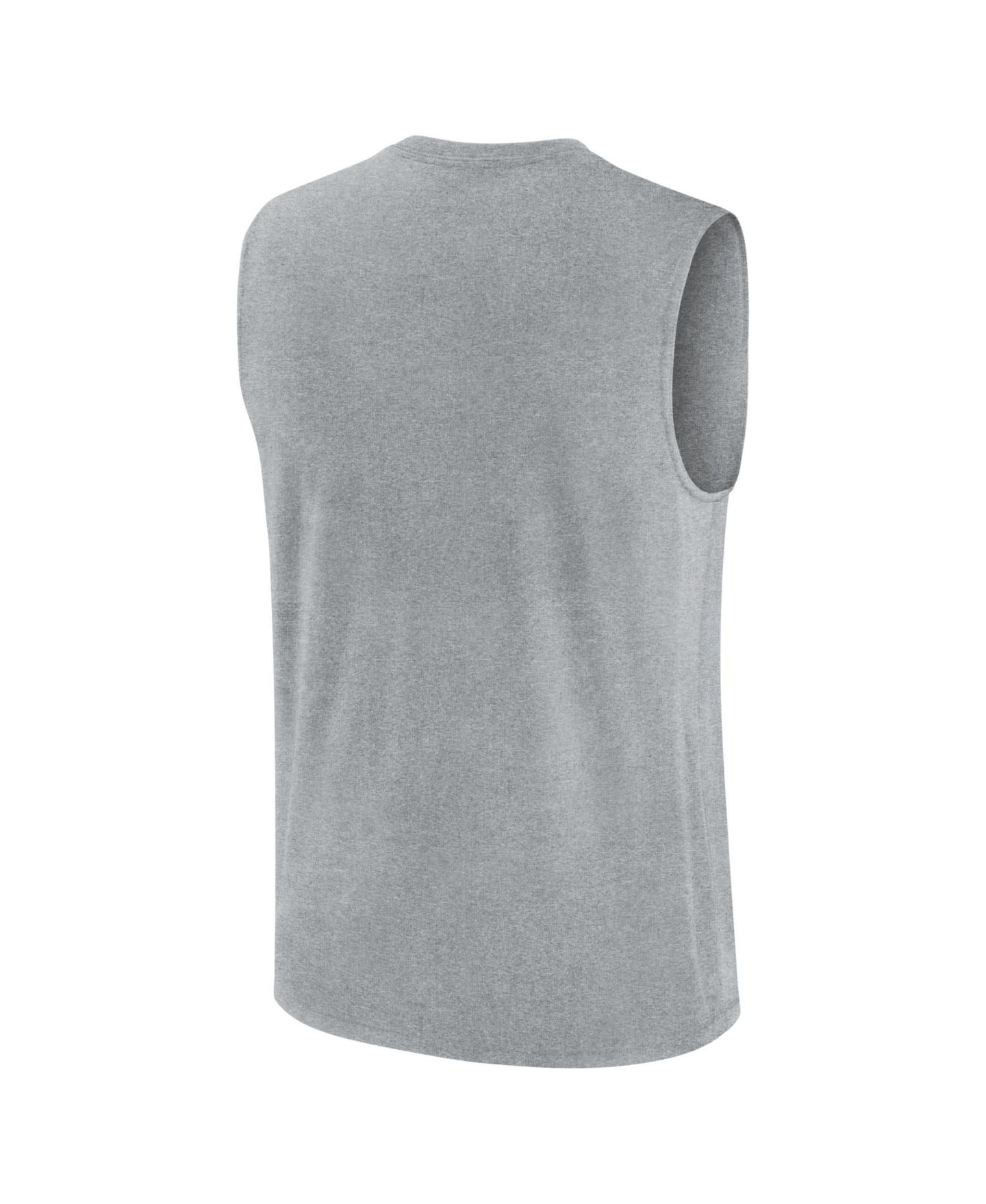 Мужской топ Nike Heather Gray Michigan State Spartans Primetime Legend Arch Dri-FIT Muscle — фото 3