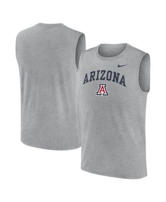 Men's Heather Gray Arizona Wildcats Primetime Legend Arch Dri-FIT Muscle Tank Top