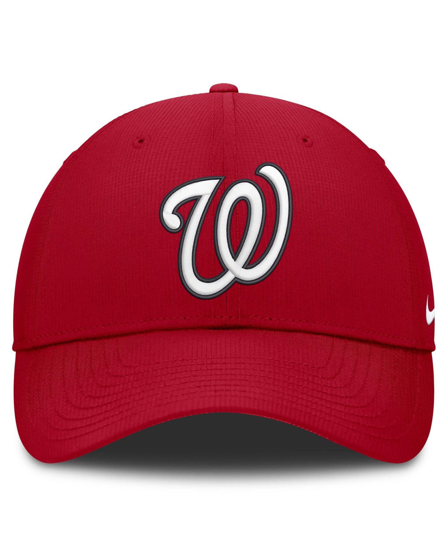 Мужская кепка Nike Red Washington Nationals Dri-FIT Club Adjustable Hat — фото 2