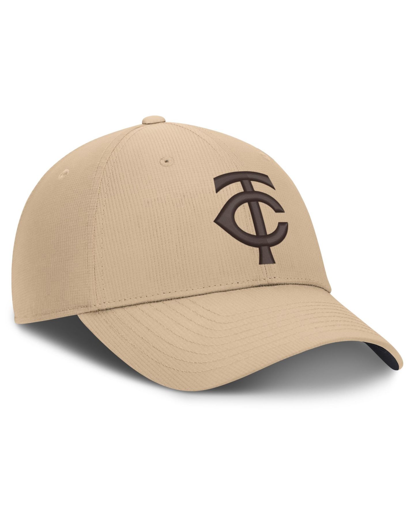 Мужская кепка Nike Khaki Minnesota Twins Desert Ripstop Club Adjustable Hat — фото 3