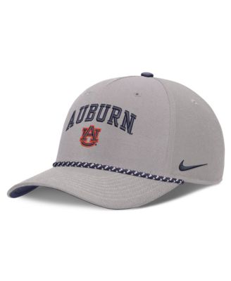 Men's and Women's Gray Auburn Tigers Primetime Rise Rope Adjustable Hat