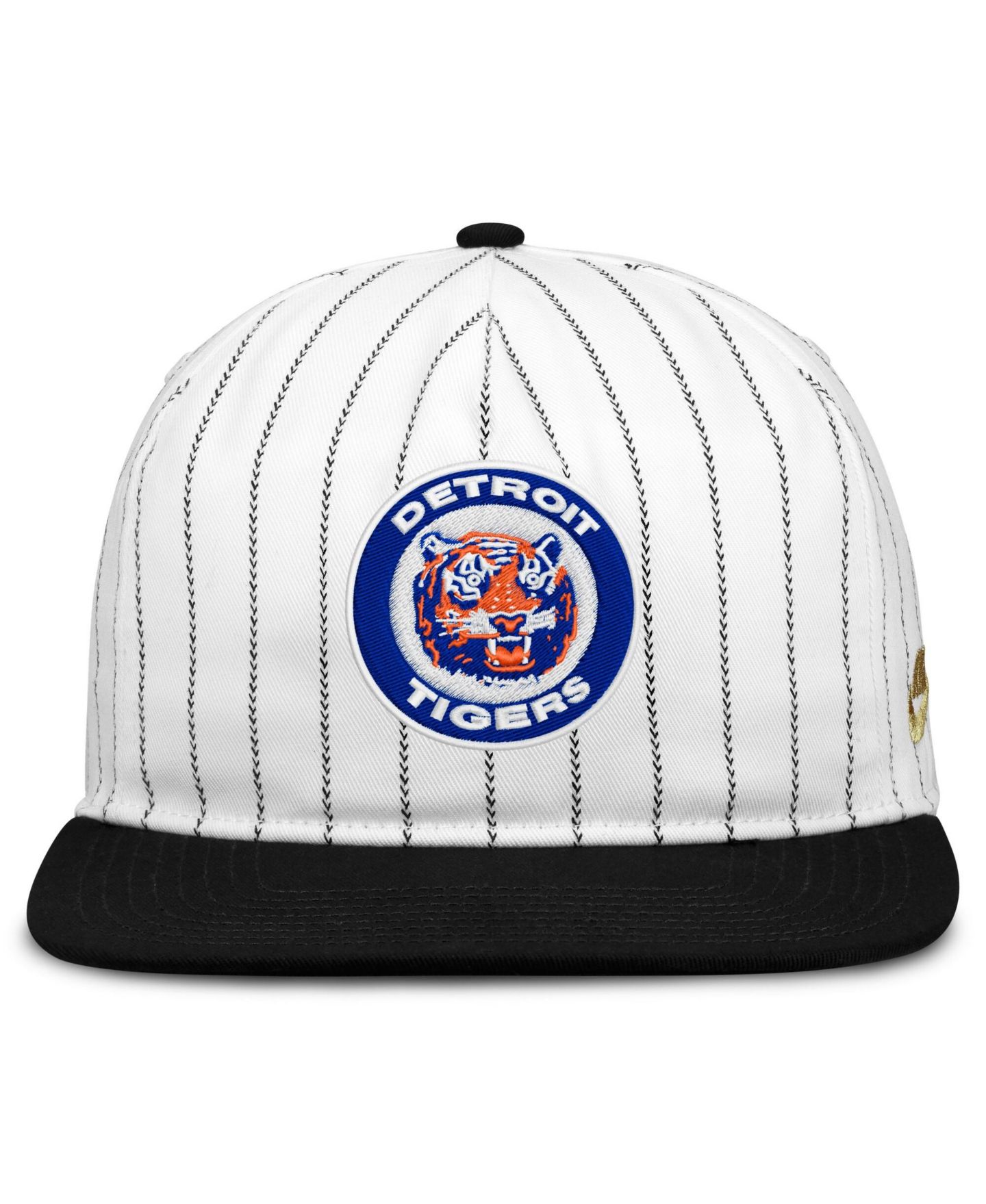 Мужская кепка Nike White/Black Detroit Tigers Cooperstown Collection Pro Adjustable Hat — фото 2