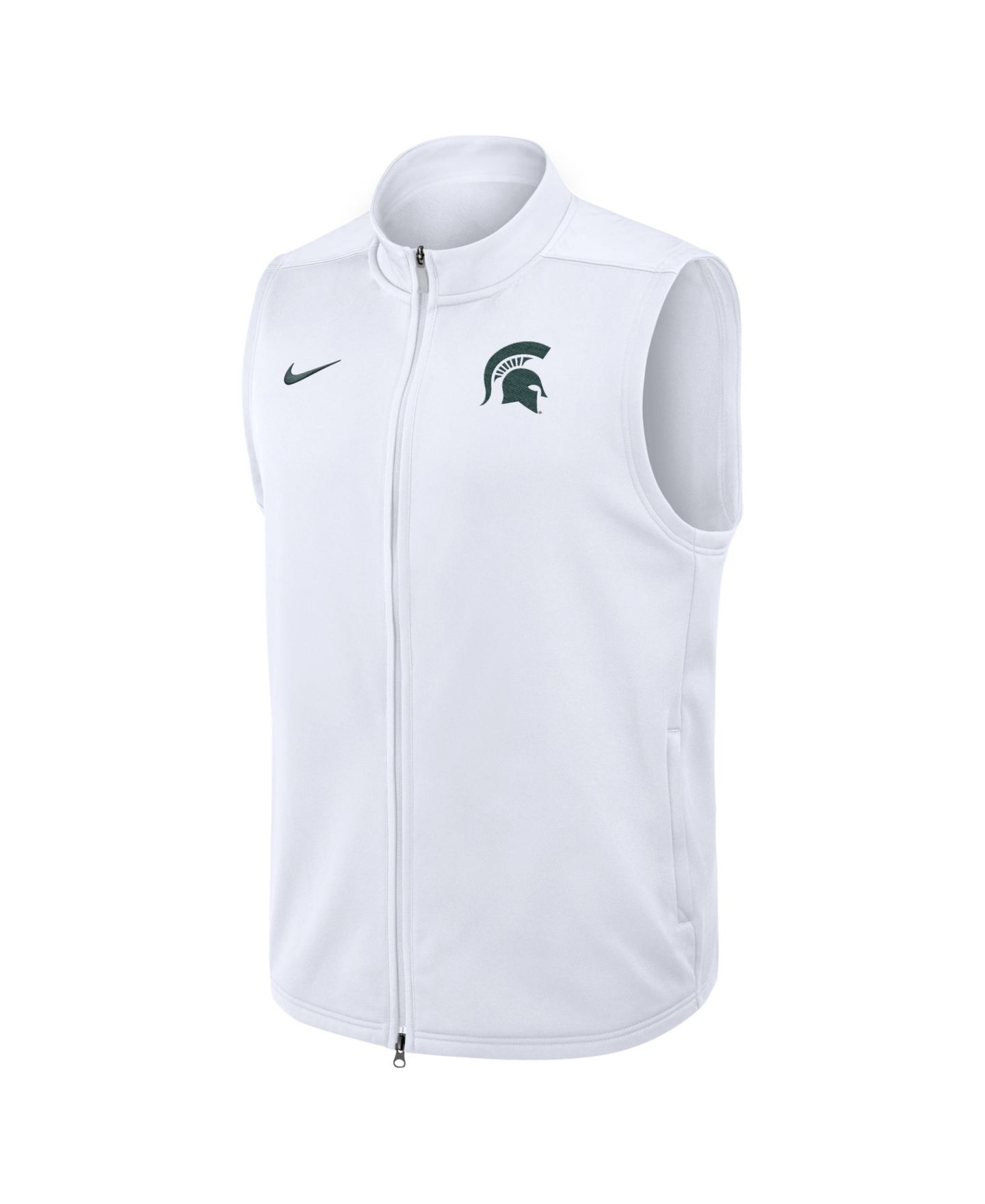 Мужской жилет Nike White Michigan State Spartans Primetime Victory Therma-FIT Full-Zip Vest — фото 2