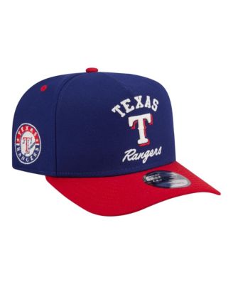 Men's Royal/Red Texas Rangers Arched A-Frame 9FIFTY Adjustable Hat