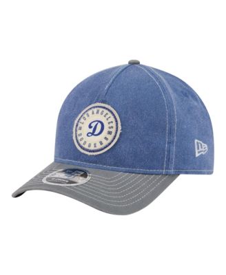 Men's Royal/Gray Los Angeles Dodgers Felt M-Crown 9FORTY Adjustable Hat