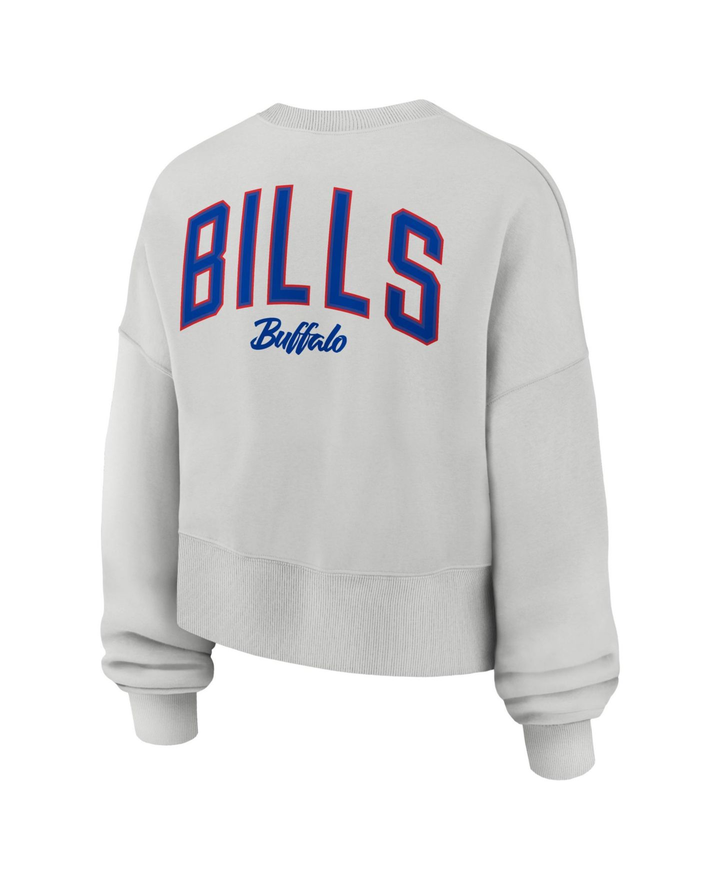 Женский свитшот Nike Gray Buffalo Bills Oversized Primetime Phoenix Fleece — фото 3