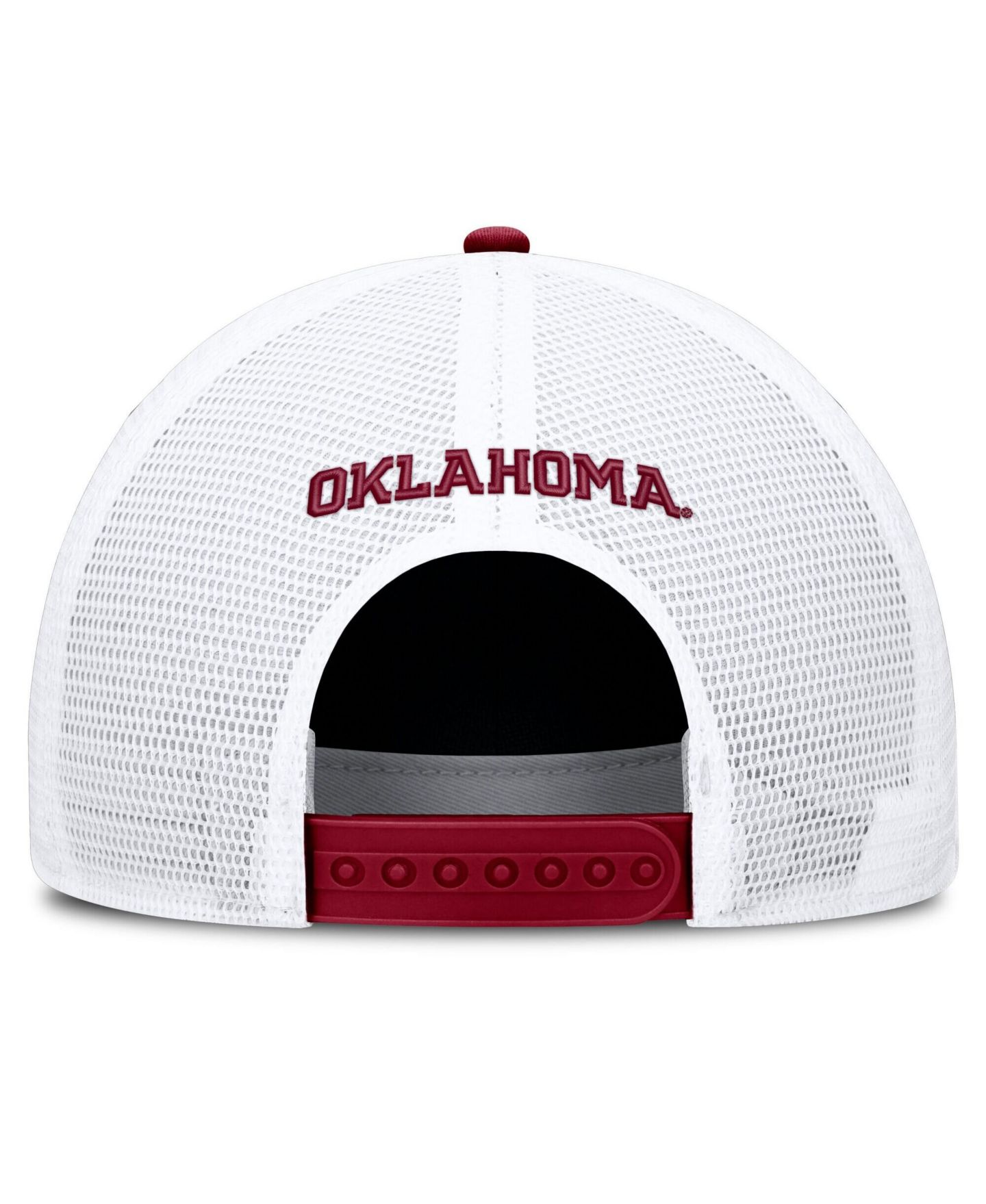 Кепка Jordan Crimson Oklahoma Sooners 2026 On-Field Gameday Rope Trucker Adjustable Hat — фото 4