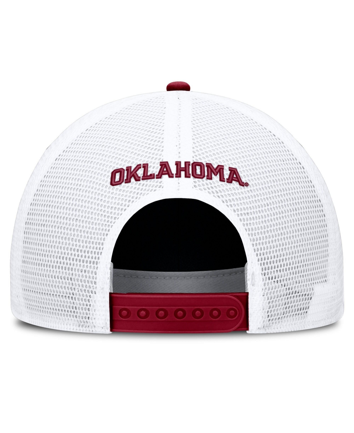 Jordan Men's and Women's Crimson Oklahoma Sooners 2026 On-Field Gameday Rope Trucker Adjustable Hat