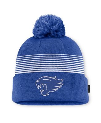Men's and Women's Royal Kentucky Wildcats 2026 On-Field Cuffed Knit Pom Hat
