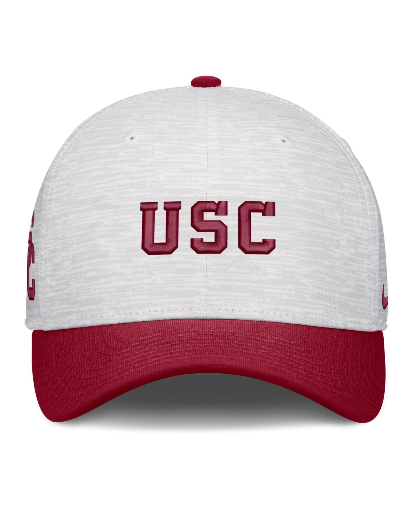 Кепка Nike White/Cardinal USC Trojans Primetime Rise Adjustable Hat — фото 2