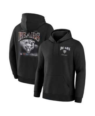 Men's Black Chicago Bears Nightfall Long Sleeve Fleece Hoodie