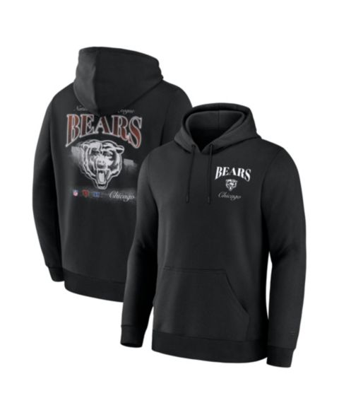 Мужское худи Fanatics Black Chicago Bears Nightfall Long Sleeve Fleece