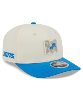 Men's Cream/Blue Detroit Lions 2026 NFL Training Camp 9SEVENTY Adjustable Hat