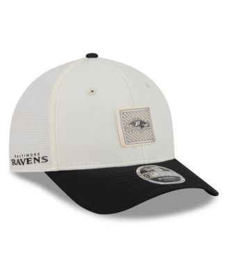Men's Cream/Black Baltimore Ravens 2026 NFL Training Camp 9FORTY Adjustable Hat