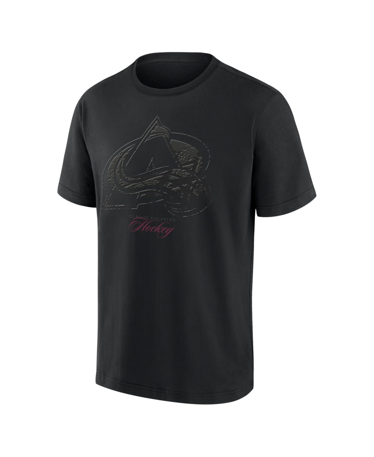 Мужская футболка Fanatics Colorado Avalanche Blackout Heavyweight — фото 2