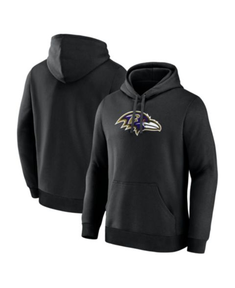 Мужское худи Logo Athletic Black Baltimore Ravens Primary Logo