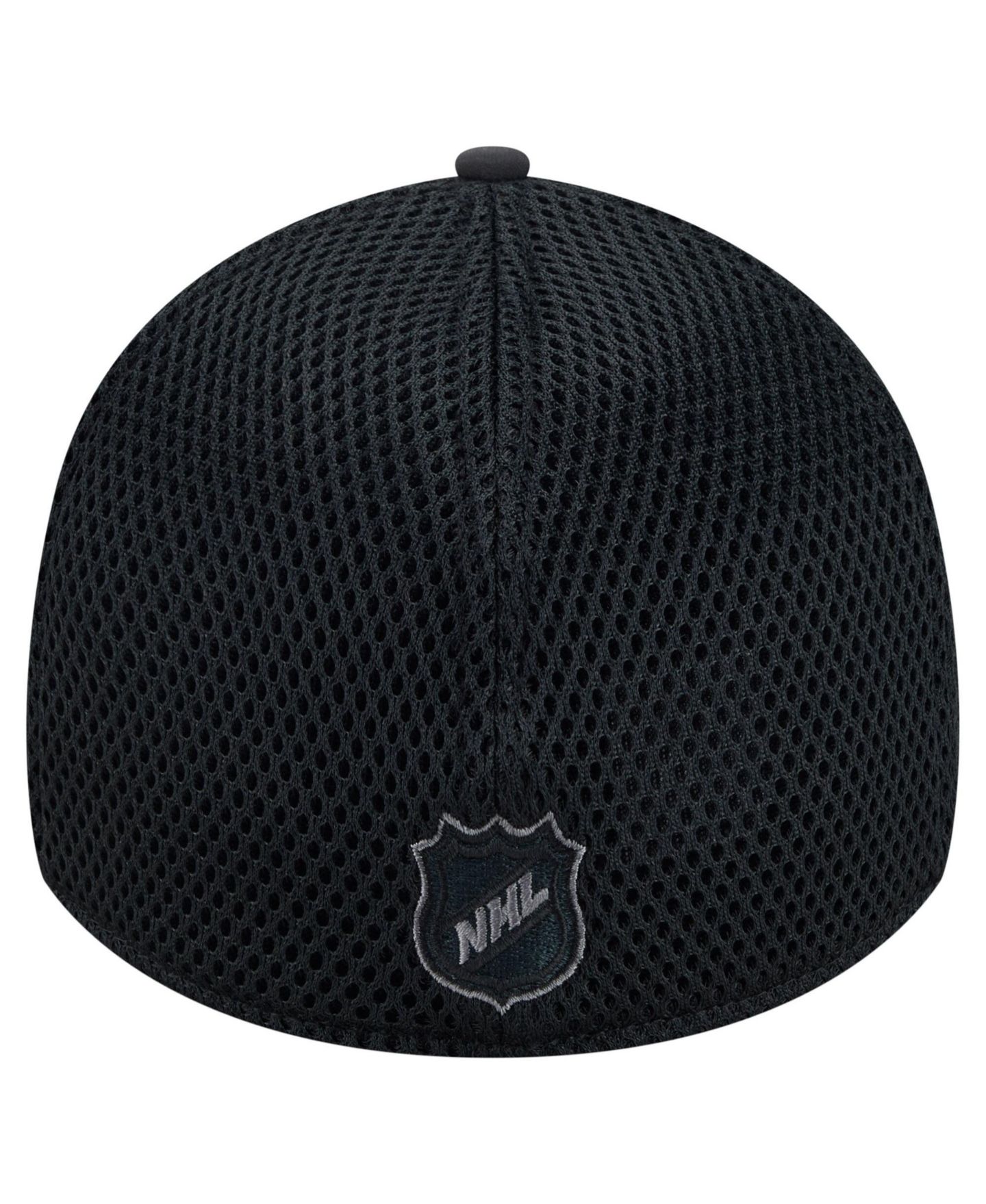 Мужской головной убор New Era Black Dallas Stars Blackout 39THIRTY Flex Fit Hat — фото 4
