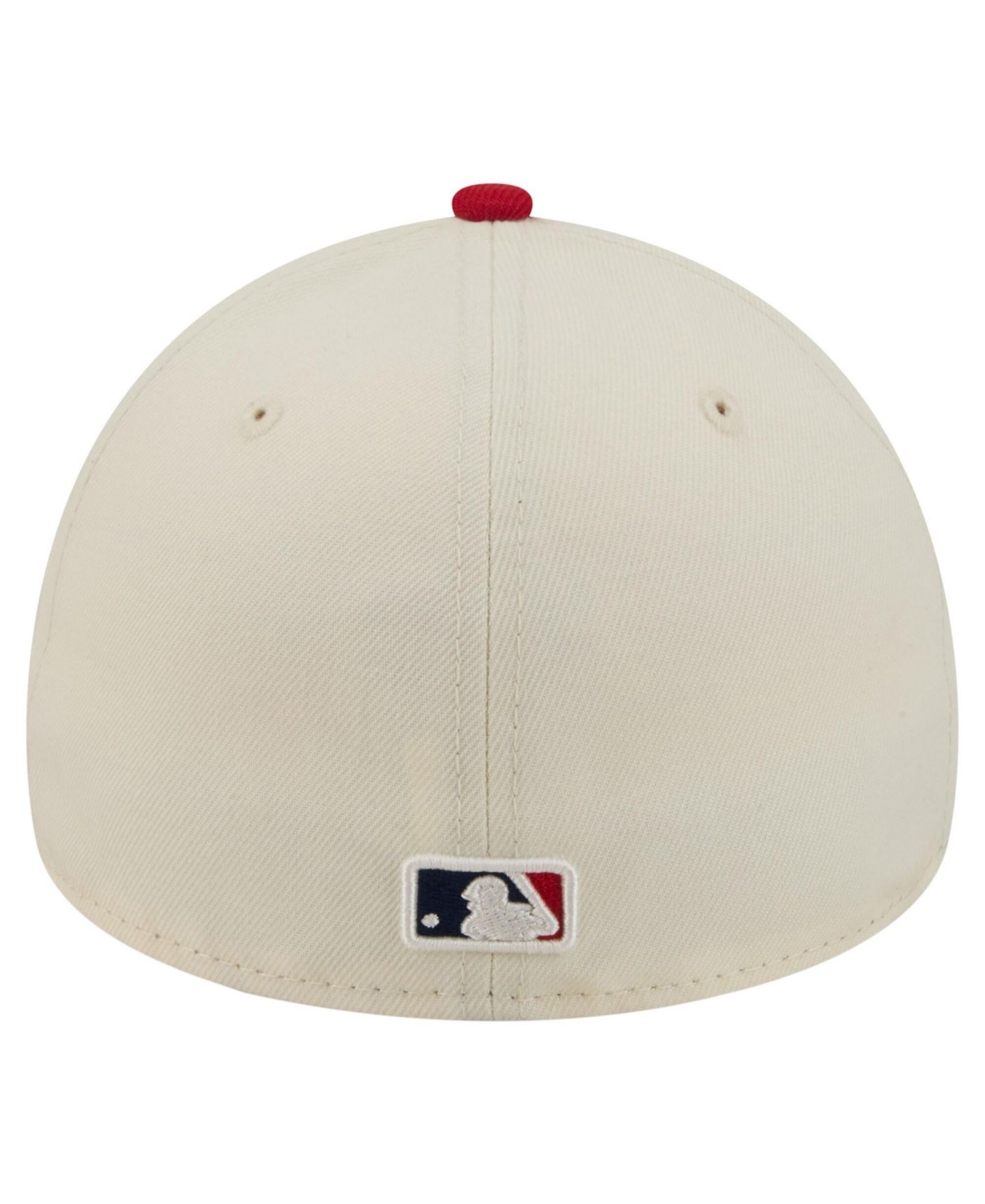 Мужская кепка New Era Cream Philadelphia Phillies Chrome A-Frame 59FORTY Fitted Hat — фото 4
