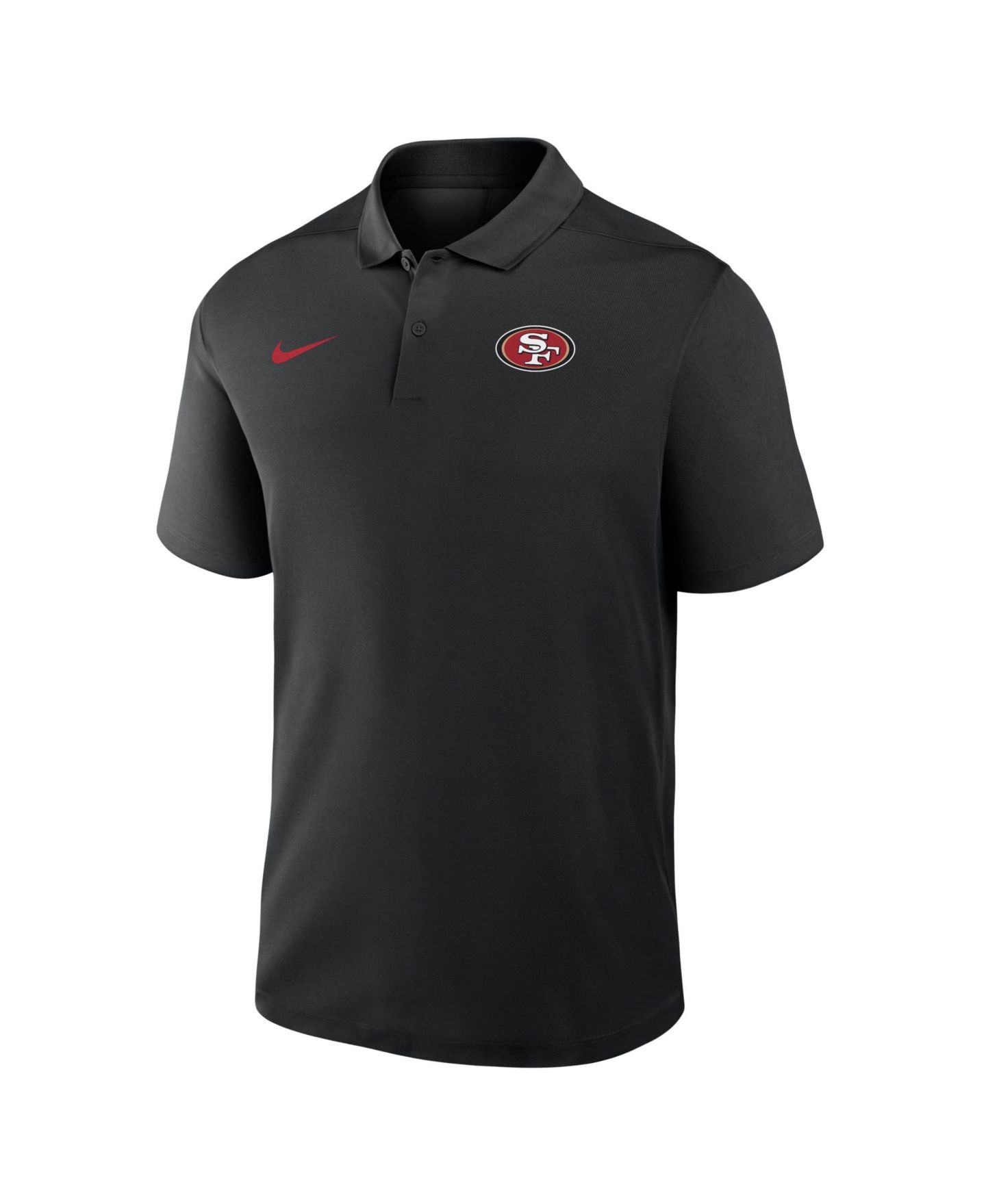 Мужское поло Nike Black San Francisco 49ers Dri-FIT Victory Polo Shirt — фото 2
