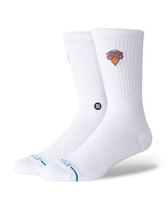 Men's & Women's New York Knicks Crested Cotton-Blend Crew Socks